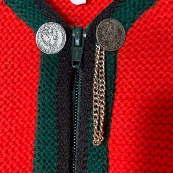 Usar Trachten wool blend red sweater - Picture 7 of 14